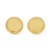 Brass Stud Earring Findings KK-F891-09G-1