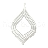 Non-Tarnish 304 Stainless Steel Filigree Big Pendants STAS-K257-02P-1
