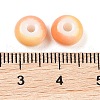 Opaque Spray Painted Glass Beads X1-GLAA-G118-01D-3