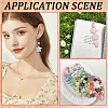 SUNNYCLUE 32pcs 8 colors UV Plating Acrylic Beads MACR-SC0001-48-5