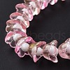 Transparent Glass Beads Strands LAMP-H061-01D-04-5