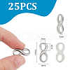 Unicraftale 25Pcs 304 Stainless Steel Connector Charms STAS-UN0059-98-3