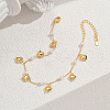 Alloy Heart Pendant Anklet for Women DL0291-1