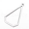 Tarnish Resistant 304 Stainless Steel Open Pendants STAS-P051-13-2