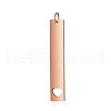 Ion Plating(IP) 304 Stainless Steel Pendants STAS-I311-13RG-1