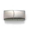 Tarnish Resistant 316 Surgical Stainless Steel Magnetic Clasps with Glue-in Ends X-STAS-F269-01MP-2