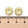 Brass Micro Pave Clear Cubic Zirconia Beads KK-K300-02D-G-2