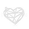 Non-Tarnish 201 Stainless Steel Pendants STAS-N090-LA872-1-2