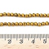 Electroplate Synthetic Non-magnetic Hematite Beads Strands G-A263-B01-03-5