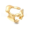 304 Stainless Steel Cuff Rings for Women RJEW-M103-06G-2