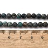 Natural HuBei Turquoise Beads Strands G-RM2025-A41-4mm-5