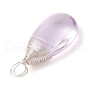 Glass Pendants PALLOY-JF03248-02-5
