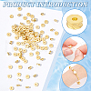BENECREAT 100Pcs Brass Bead KK-BC0013-53C-4