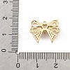 Brass Micro Pave Clear Cubic Zirconia Pendants KK-K371-29C-G-3