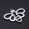 Tarnish Resistant 201 Stainless Steel Pendants STAS-T046-JN262-1-2