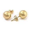 Brass Ear Studs EJEW-P261-01E-G-2