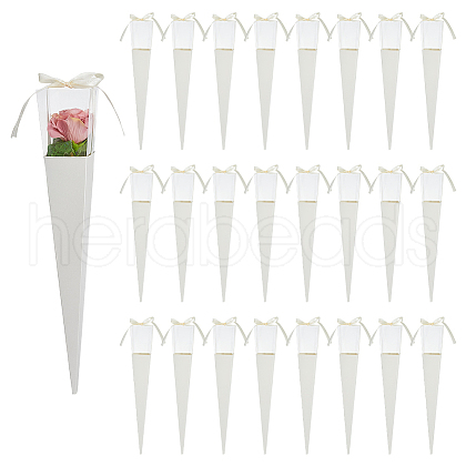 Triangle Paper Bouquet Packaging Bags ABAG-WH0045-24B-1