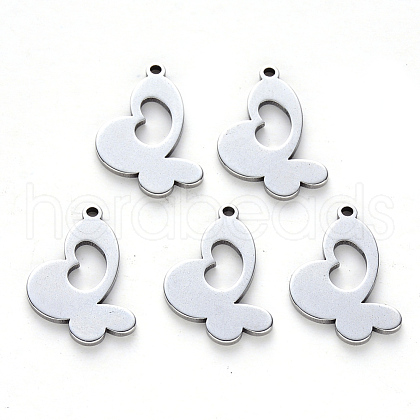 Tarnish Resistant 304 Stainless Steel Pendants STAS-N092-90-1