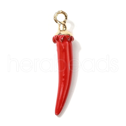 Opaque Resin Pendants RESI-V004-01A-1
