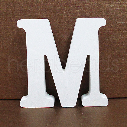 Letter Wooden Ornaments LETT-PW0002-61M-1