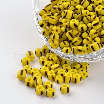 6/0 Opaque Colours Seep Glass Beads SEED-M006-A03-1