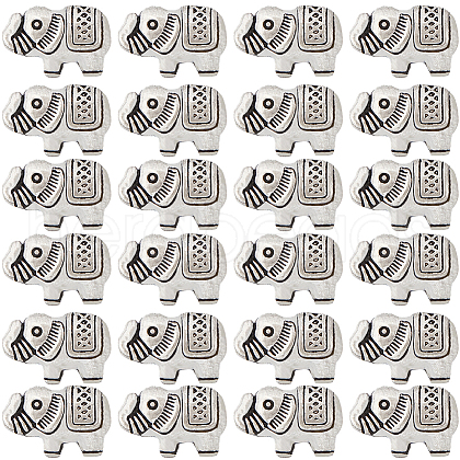 SUNNYCLUE 80Pcs Tibetan Style Alloy Beads TIBEB-SC0001-26-1