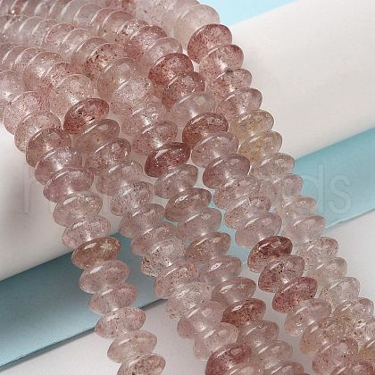 Natural Strawberry Quartz Beads Strands G-Z030-A17-01-1