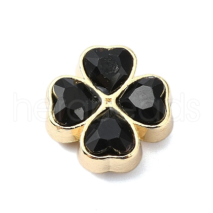 Rack Plating Alloy Beads PALLOY-Z004-01G-01-1