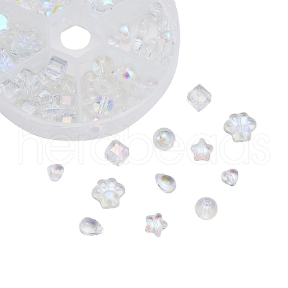Electroplate Glass Beads EGLA-CJ0001-04-1