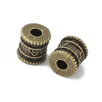 Tibetan Style Alloy European Beads FIND-F012-09AB-1