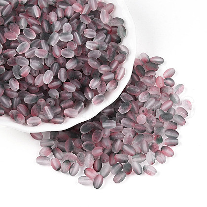 Frosted Glass Seed Beads SEED-N008-05J-1