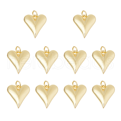 10Pcs Brass Pendants KK-HS0001-14-1