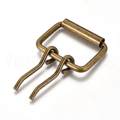 Iron Two Prong Roller Buckles IFIN-WH0051-66AB-1