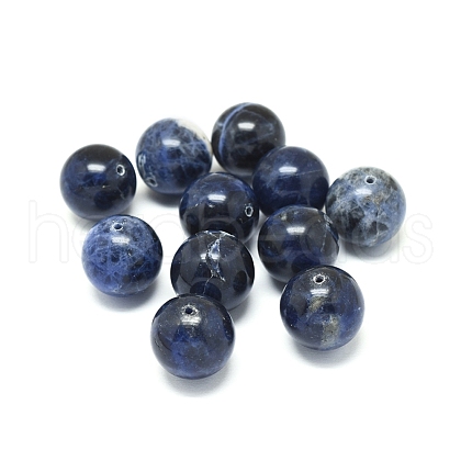Natural Sodalite Beads X-G-F222-39A-20mm-1