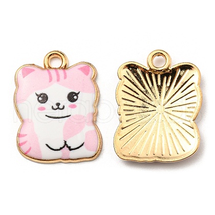 Printed Alloy Pendants ENAM-L042-07G-03-1