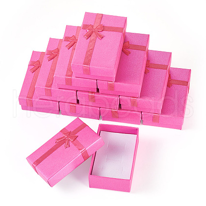 Cardboard Jewelry Storage Gift Boxes for Earrings Rings CON-TAC0004-14-1