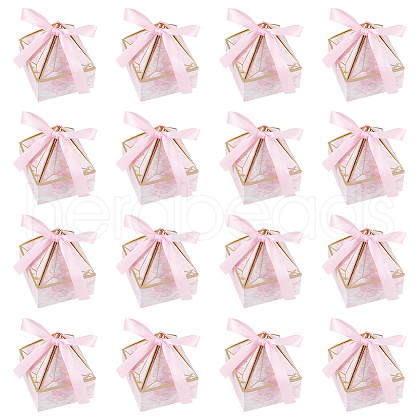 Diamond Shaped Paper Candy Packaging Boxes CON-WH0089-58-1