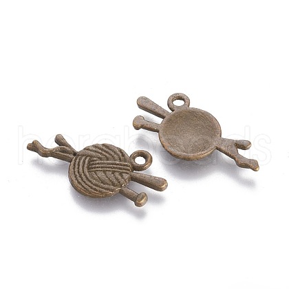 Tibetan Style Pendants TIBEP-LF10465YKG-AB-LF-1