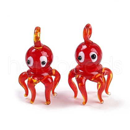 Handmade Lampwork Pendants LAMP-I029-01A-1