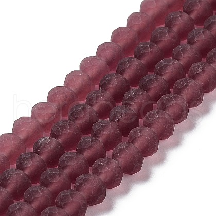 Transparent Glass Beads Strands EGLA-A044-T2mm-MD13-1
