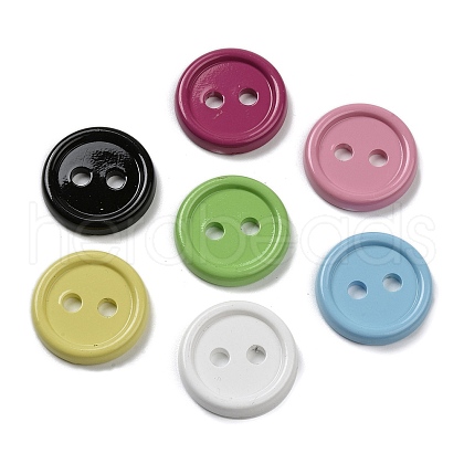 2-Hole Acrylic Buttons OACR-B035-07-1