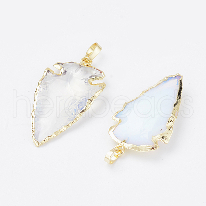 Opalite Pointed Pendants G-E564-04A-G-1