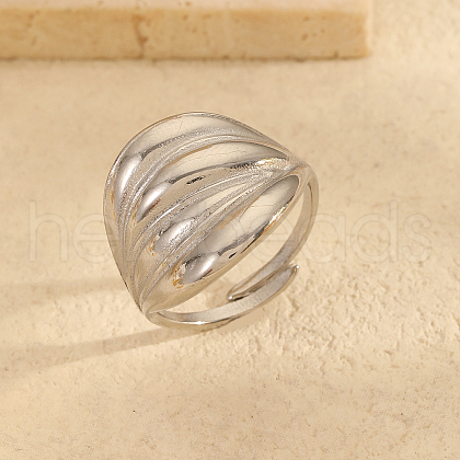 Stainless Steel Finger Rings for Women UA7305-2-1