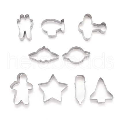 Stainless Steel The Universe Series Shape Cookie Candy Food Cutters Molds DIY-H142-01P-1