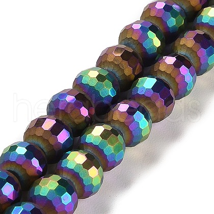 Electroplate Glass Beads Strands EGLA-Z001-03A-FP01-1
