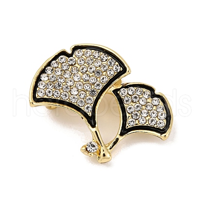 Zinc Alloy Rhinestone  Lapel Pins for Backpack Clothes JEWB-D305-02B-G-1