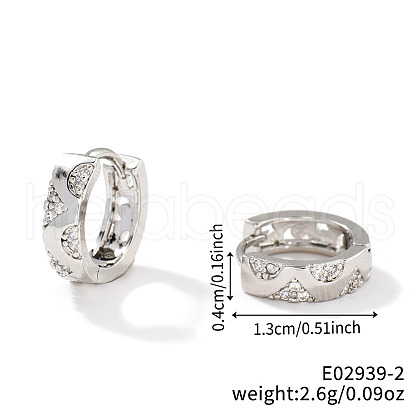 Brass Hoop Earrings RG0859-2-1