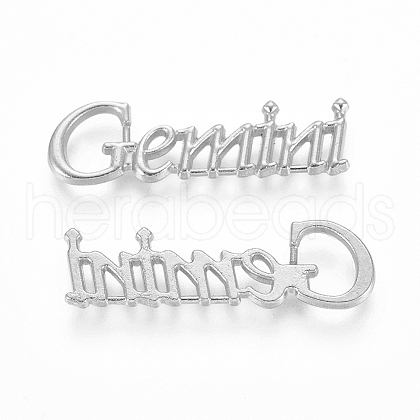 Silver Color Plated Alloy Cabochons PALLOY-WH0068-08S-J-1
