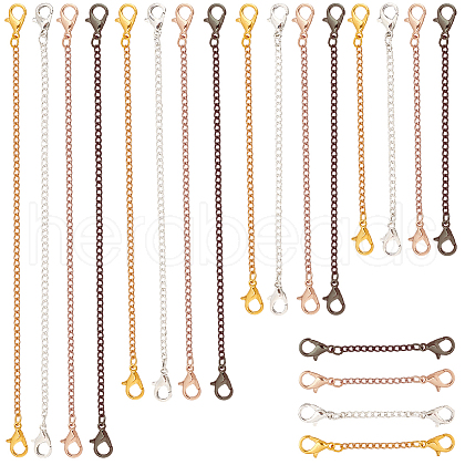 20Pcs 20 Styles Iron Curb Chain Extender FIND-PH01467-1