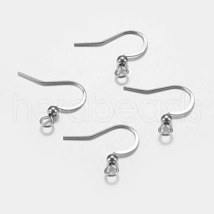316 Surgical Stainless Steel French Earring Hooks X-STAS-F149-31P-1